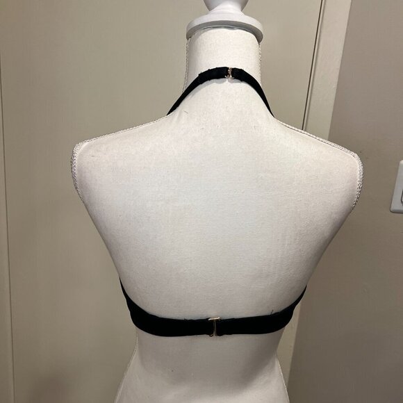 Victoria's Secret Black Padded Underwire Bikini Swim Top, Size 36C - Picture 9 of 14